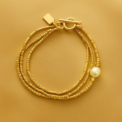 Vintage Pearl Bracelet Set