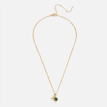 Astria Zodiac Birthstone Necklace