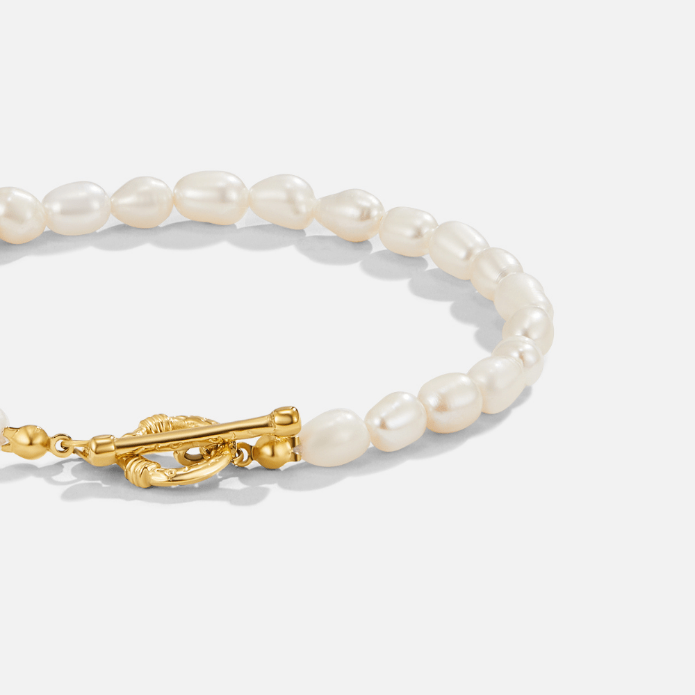 Cara Pearl Link Bracelet
