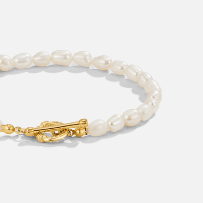 Cara Pearl Link Bracelet