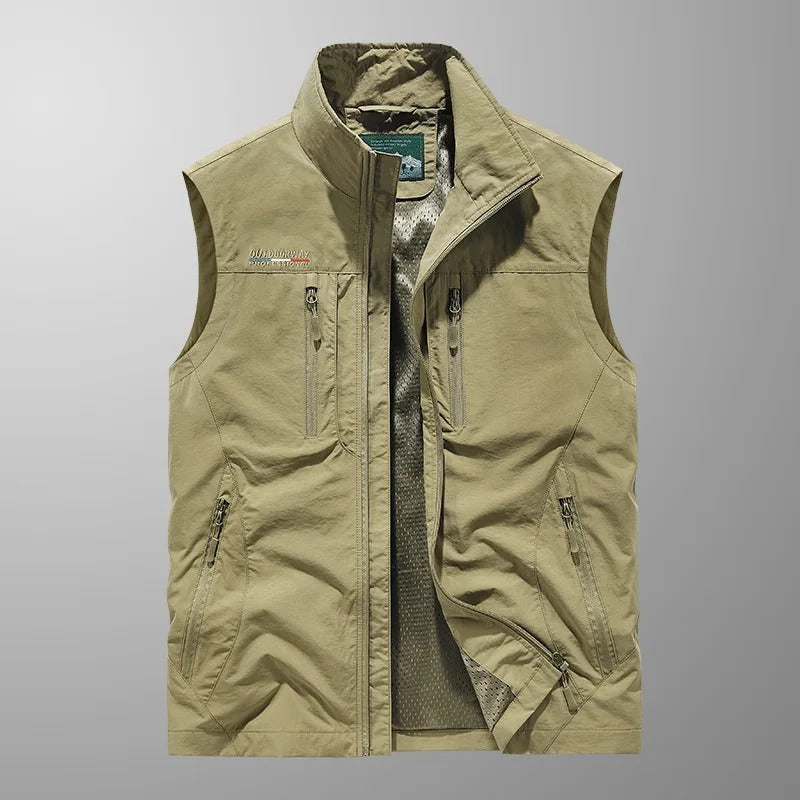 Casper | Multi-Pocket Breathable Cargo Vest