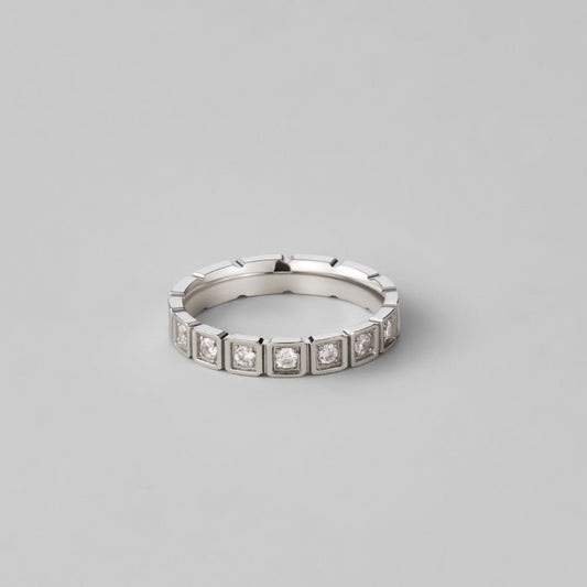 Hera Silver Crystal Ring