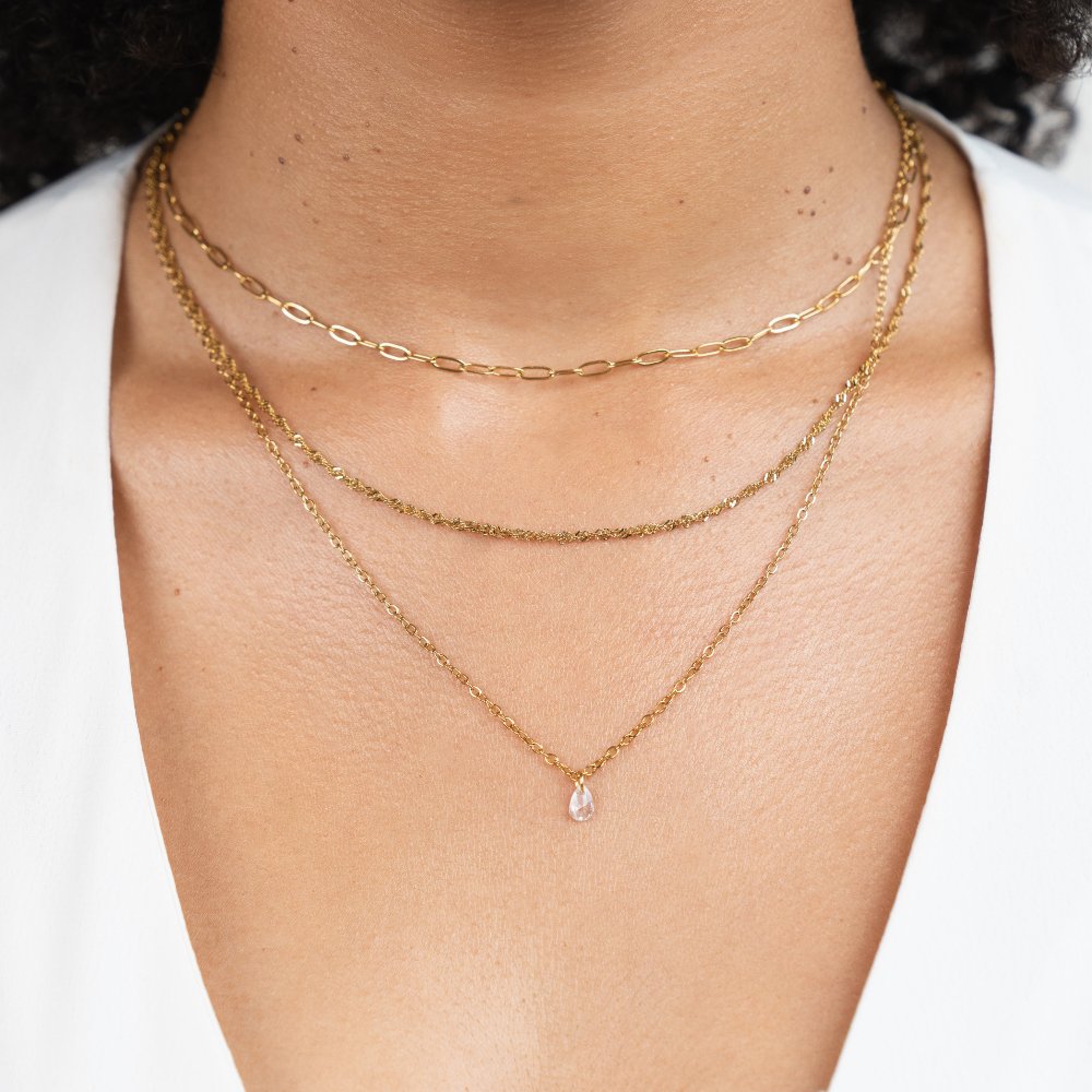Jana Triple Chain Necklace