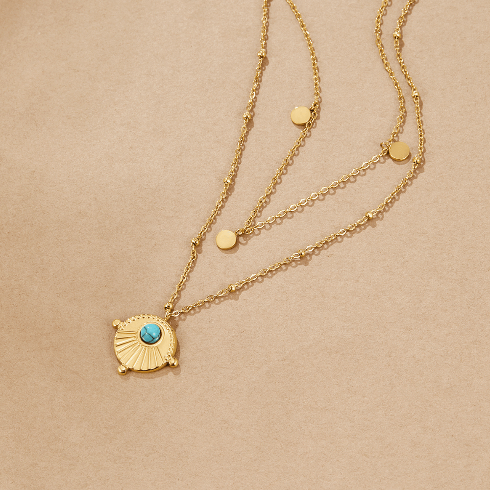 Layered Turquoise Necklace