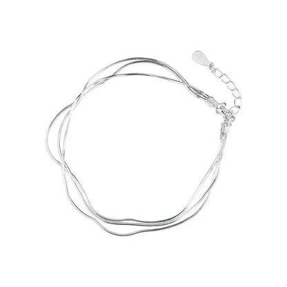 Fine and elegant silver bracelet