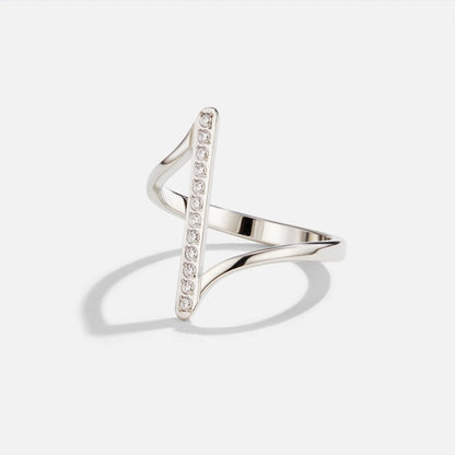 Mila Twisted Silver Ring