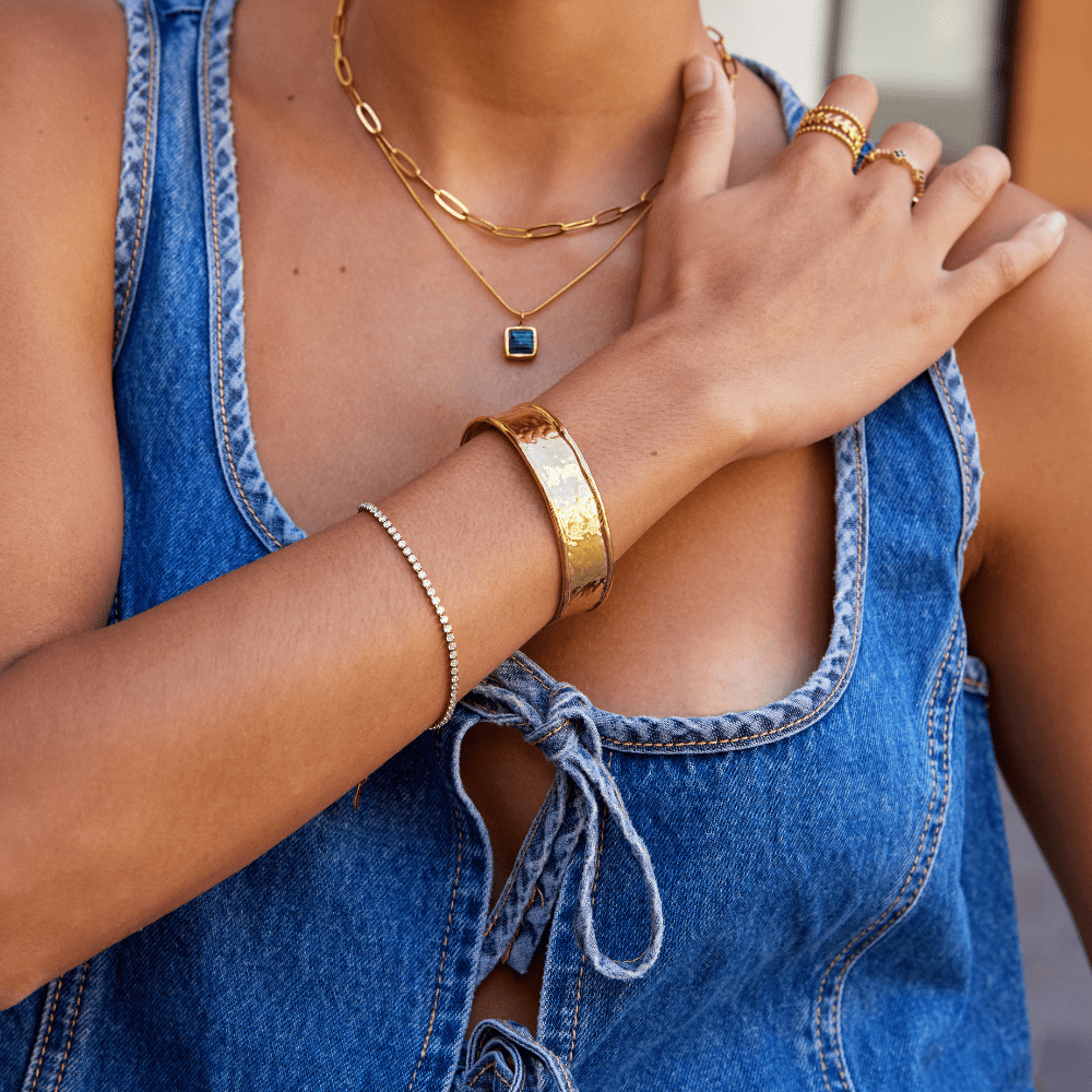Nica Gold Bangle