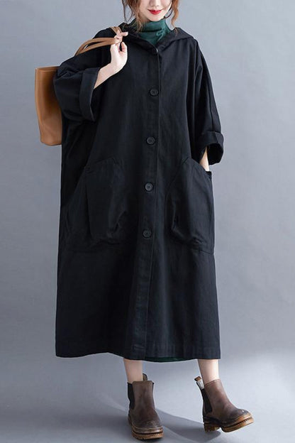 One Size Fits All Oversized Water Resistant Windbreaker Jacket