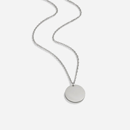 Silver Coin Necklace