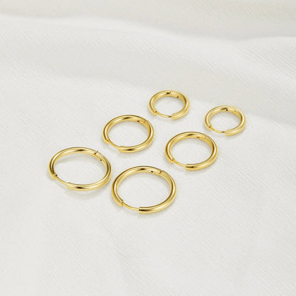 Triple Hoop Earrings Set