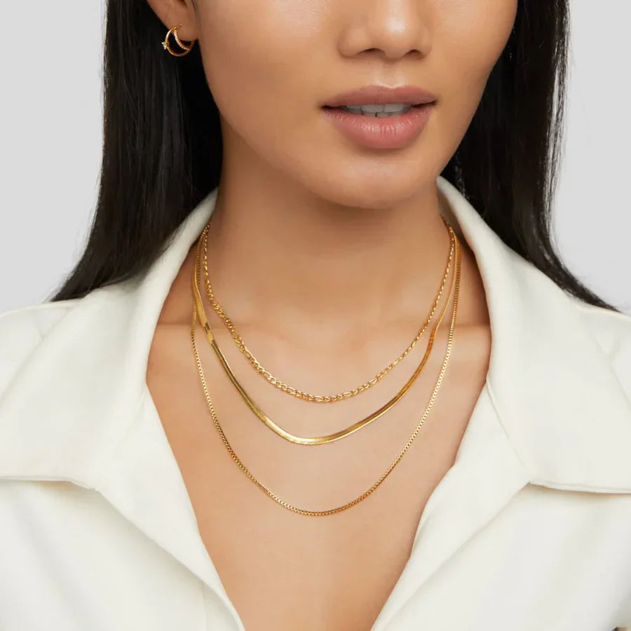 Vienna Layered Chain Necklace