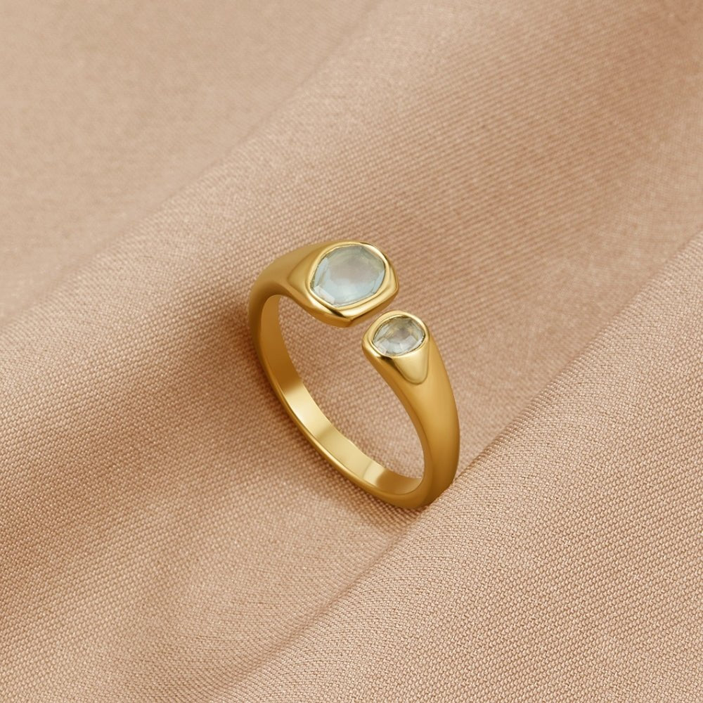 Vintage Aquamarine Wrap Ring